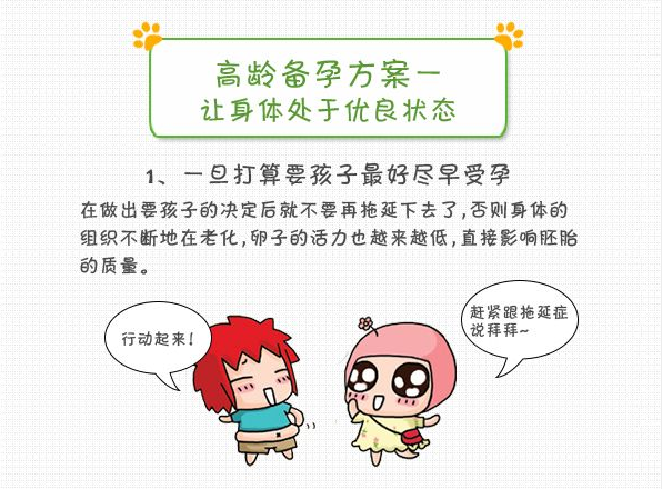 图解高龄女性备孕方案